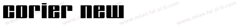 Corier New字体转换